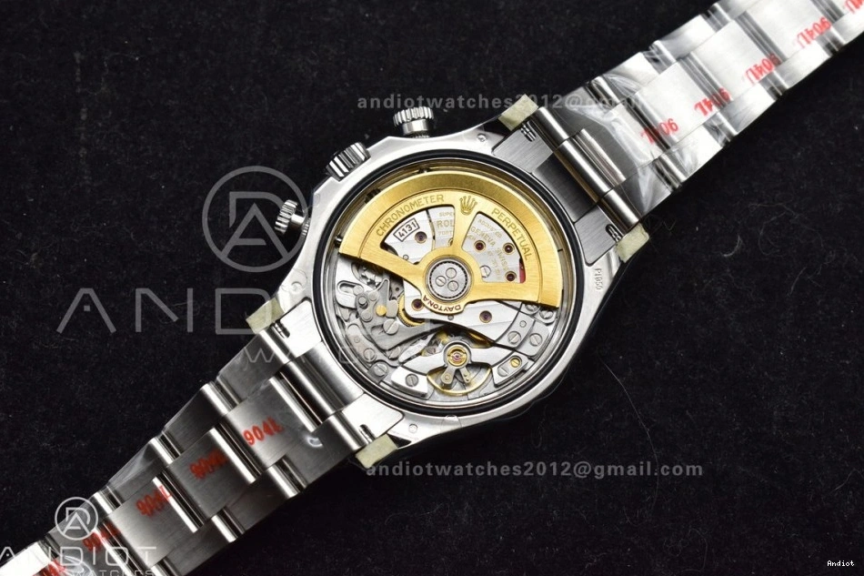 904L Bracelet Sticks Asian Best 1:1 Blue SS SS 4131 126506 on Ice Super Dial Clean 904L Edition Markers Daytona Clone 0128